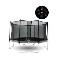 Батут Berg Favorit Regular 430 Grey Levels + сетка Safety Net Comfort